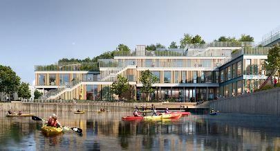 Området omkring Sluseholmen Skole og Fritid forventes at have ca. 27.000 beboere i 2030