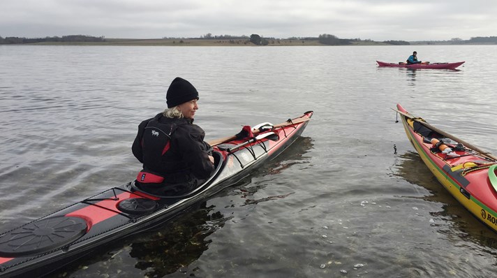 Havkajakroere udfordrer danske vinter på Vintercamp